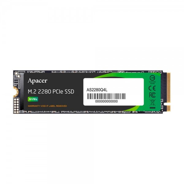 Твердотельный накопитель SSD Apacer M.2 2280 512GB AS2280Q4L Client SSD AP512GAS2280Q4L-1 3600/3000, PCIe Gen4 x4, 3D NAND