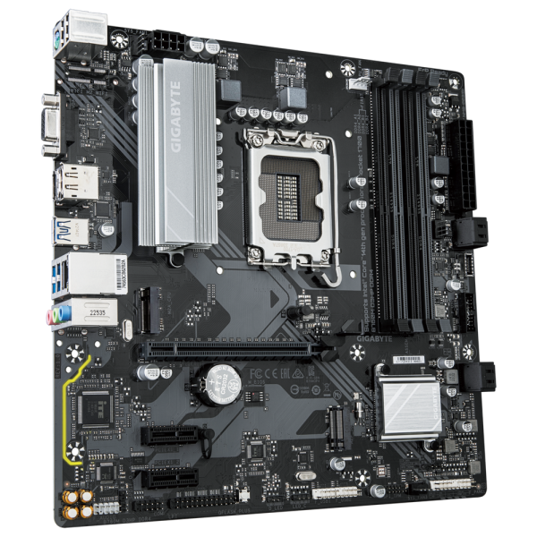 Материнская плата Gigabyte B760M D3HP DDR4, RTL Socket 1700, Intel®B760, 4xDDR4-3200, D-SUB+HDMI+DP, 1xPCI-Ex16, 2xPCI-Ex1, 4xSATA3(RAID 0/1/5/10), 2xM.2, 8Ch Audio, GLan, (2+4)xUSB2.0, (3+2)xUSB3.2, (0+1)xUSB3.2 Type-C™, 1xPS/2, ATX, RTL