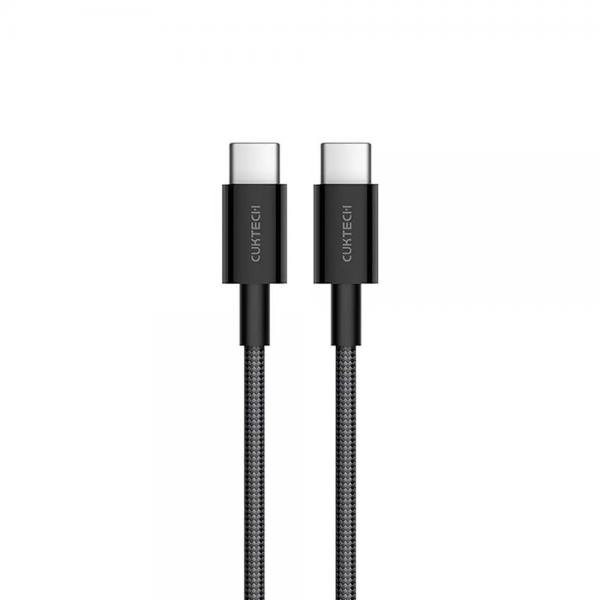 USB кабель CukTech Type-C to braided cable（1.5m）3A 60W black CTC315P
