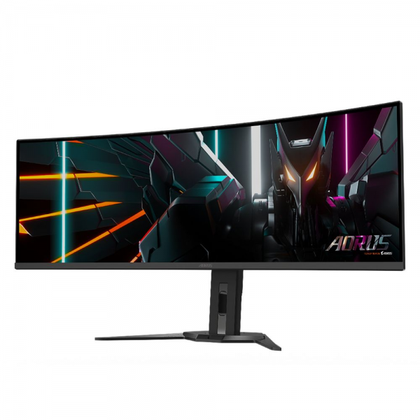 Монитор 49" Gigabyte AORUS CO49DQ-EK Gaming monitor Black (OLED, 5120x1440, HDMI+HDMI+DP+Type C, 0.03 ms, 178°/178°, 250 cd/m, 1500000:1, 2xUSB3.2, 144Hz, Curved) (20VM0-CO49DQBT-1EKR)