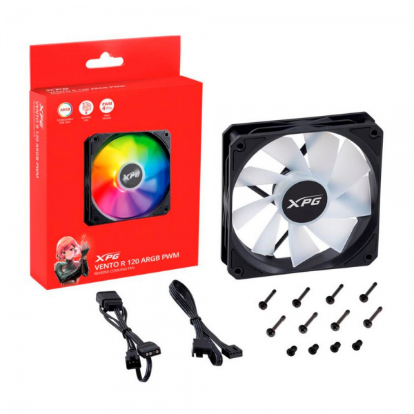 Вентилятор в корпус ADATA XPG VENTOR120ARGBPWM-BKCWW