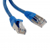Кабельная сборка Hyperline PC-LPM-STP-RJ45-RJ45-C5e-1.5M-LSZH-BL Патч-корд F/UTP, экранированный, Cat.5е (100% Fluke Component Tested), LSZH, 1.5 м, синий
