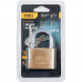 Замок навесной Deli DL508906 Bad Pack латунный, 50мм