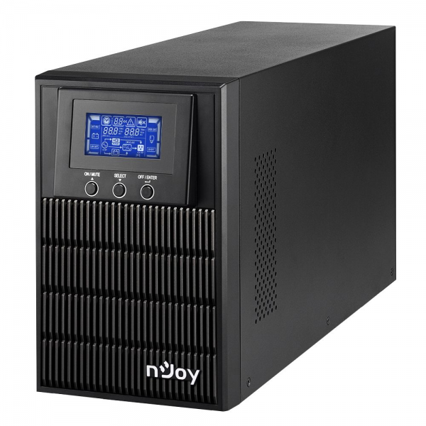 Источник бесперебойного питания ИБП nJoy Aten Pro 1000 Bad Pack Schuko On-line 900W/1000VA