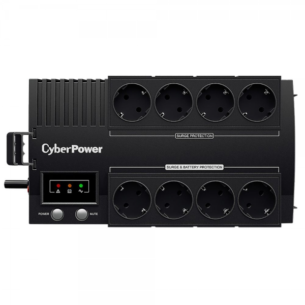 Источник бесперебойного питания (ИБП) BS450E Line-Interactive CyberPower NEW 450VA/270W USB (4+4 EURO). UPS Line- Interactive CyberPower BS450E NEW 450VA/270W USB (4+4 EURO).