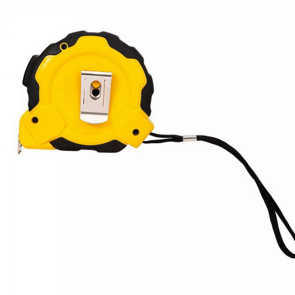 Рулетка Deli DL3799 10м*25мм, Автостоп, ударопрочный корпус, метрическая
