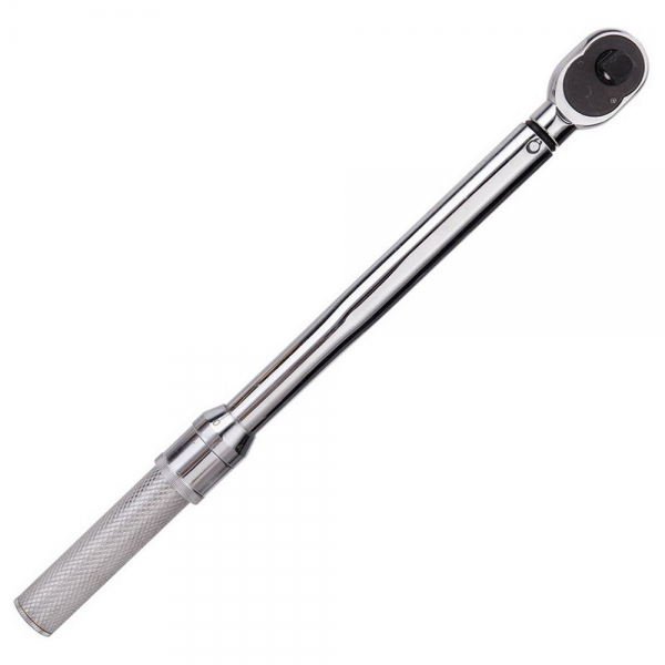 Динамометрический ключ предельный Deli DL-YN-20100 20-100Нм, 1/2", головка Cr-Mo, 72 зуба, точность +/- 3%, противоскользящая рукоятка, кейс