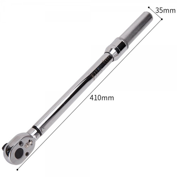 Динамометрический ключ предельный Deli DL-YN-20100 20-100Нм, 1/2", головка Cr-Mo, 72 зуба, точность +/- 3%, противоскользящая рукоятка, кейс