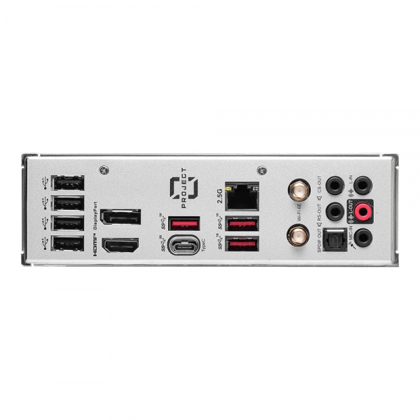 Материнская плата MSI B760M PROJECT ZERO B760, LGA1700, 4*DDR5, 2*PCIEx16, 1*PCIEx1, 2*M.2, 2*TypeC, 3*USB3.2Gen2, 2*USB3.2Gen1, 8*USB2.0, 4*SATA3.0, 2.5G, DP, HDMI, M-ATX, RTL