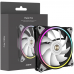 Вентилятор в корпус ALSEYE HALO PRO B-P (rubber screw) FAN 120mm, hydraulic, 800~1800rpm, max 51.87CFM, max 26dBA, ARGB. PWM, Black, RTL