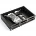 Бокс оптический Hyperline FO-19V-2U-6xSLT-W130H30-48UN-BK Бокс оптический универсальный 19" выдвижной, с полкой, от 8 до 48 портов (SC, duplex LC, ST, FC), со сплайс пластиной, без пигтейлов и проходных адаптеров, 2U, черный
