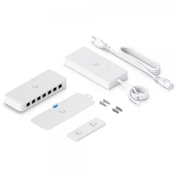 Коммутатор Ubiquiti UniFi Switch Ultra 210W PoE-коммутатор, 8х 1G RJ45, раздача 202 Вт