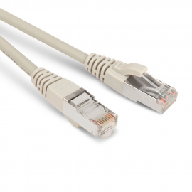 Кабельная сборка Hyperline PC-LPM-STP-RJ45-RJ45-C5e-20M-LSZH-GY Патч-корд F/UTP, экранированный, Cat.5е (100% Fluke Component Tested), LSZH, 20м, серый