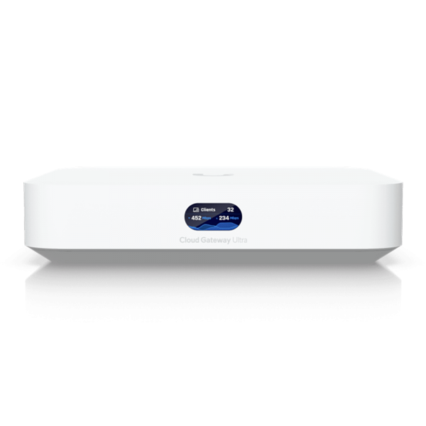 Маршрутизатор Ubiquiti Cloud Gateway Ultra 4 ядра (1,5 ГГц), 4х 1G RJ45, 1х 2.5G RJ45