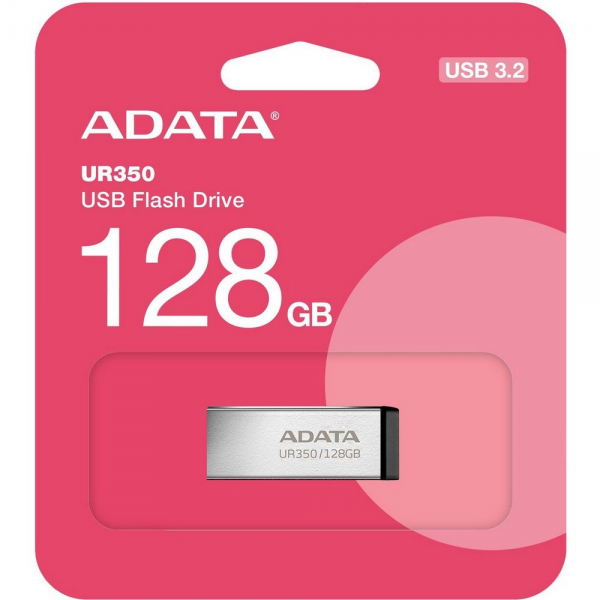 USB накопитель ADATA 128GB UR350 USB 3.2 Gen1, UR350-128G-RSR/BK