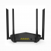 Маршрутизатор Tenda AC6 Двухдиапазонный WiFi роутер AC1200 до 300 Мбит/с на 2,4 ГГц + до 867 Мбит/с до 5 ГГц, LAN 3x100 Мбит/с, WAN 1x100 Мбит/с, 4*5dBi антенны