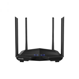 Маршрутизатор Tenda AC10 Двухдиапазонный гигабитный Wi-Fi роутер AC1200 до 300 Мбит/с на 2,4 ГГц + до 867 Мбит/с до 5 ГГц, LAN 3x1 Гбит/с, WAN 1x1 Гбит/с, 4*5dBi внешние антенны