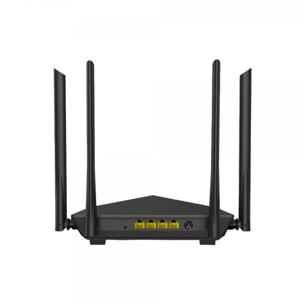 Маршрутизатор Tenda AC10 Двухдиапазонный гигабитный Wi-Fi роутер AC1200 до 300 Мбит/с на 2,4 ГГц + до 867 Мбит/с до 5 ГГц, LAN 3x1 Гбит/с, WAN 1x1 Гбит/с, 4*5dBi внешние антенны
