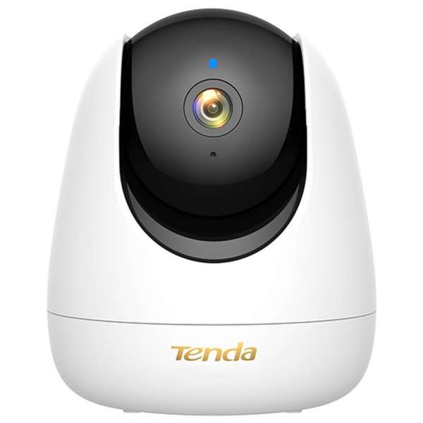 Tenda CP7 Панорамная камера наклонно-поворотная, 2560x1440 15 кадр./сек, CMOS 4 Мп, Wi-Fi, ночная съемка, датчик движения, белый