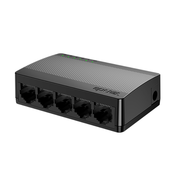 Коммутатор Tenda SG105 Мини-коммутатор неуправляемый, 5 портов 5x1 Гбит/с, настольный, пластиковый корпус
