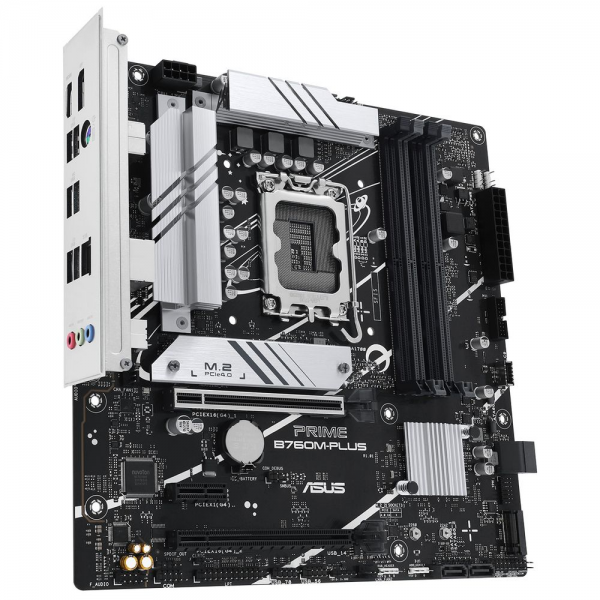 Материнская плата ASUS PRIME B760M-PLUS LGA1700 mATX 4хDDR5 2xPCIEx16 PCIEx1 2xM.2 DP HDMI 2.5GLAN