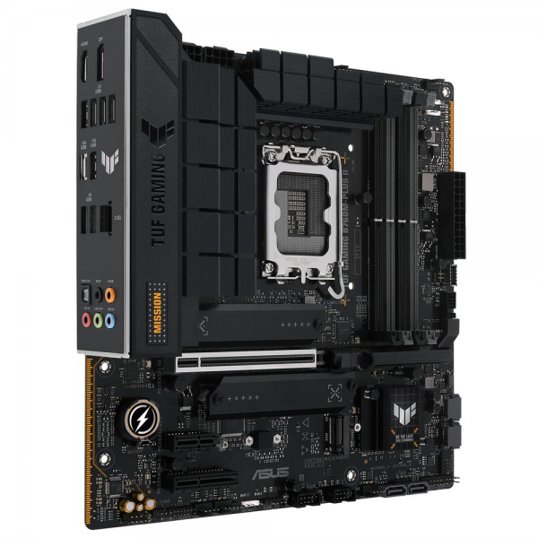 Материнская плата ASUS TUF GAMING B760M-PLUS II LGA1700 mATX 4хDDR5 1xPCIEx16 1xPCIEx4 1xPCIEx1 3xM.2 DP HDMI 2.5GLAN
