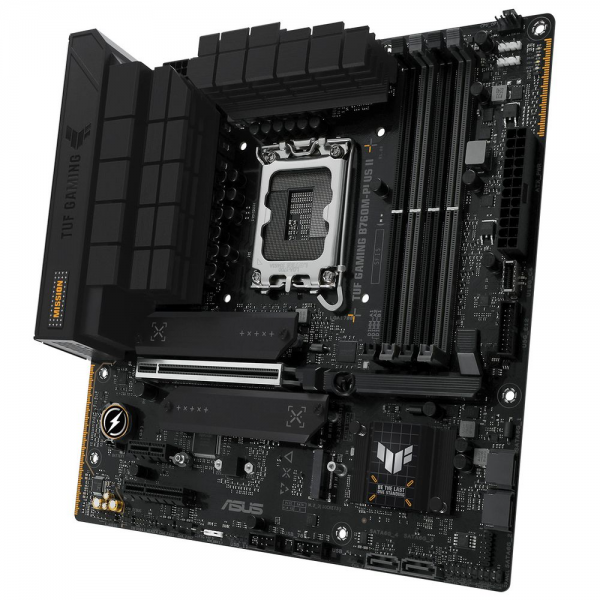 Материнская плата ASUS TUF GAMING B760M-PLUS II LGA1700 mATX 4хDDR5 1xPCIEx16 1xPCIEx4 1xPCIEx1 3xM.2 DP HDMI 2.5GLAN
