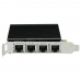 Сетевой адаптер Lr-Link LRES2005PT 4-Port Gigabit PCIe Ethernet Server Adapter Card SFF