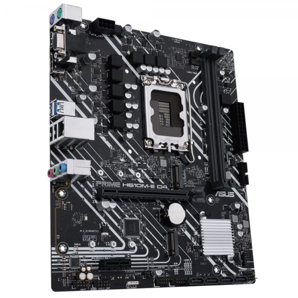 Материнская плата ASUS H610M-E D4 CSM LGA1700 mATX 2xDDR4 PCI-Ex16 PCI-Ex1 2xM.2 DP HDMI VGA GLAN