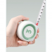 Рулетка "Home Series White" Deli H8103 3м х 19мм, клипса, шнурок, эксклюзивный дизайн