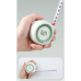 Рулетка "Home Series White" Deli H8105 5м х 19мм, клипса, шнурок, эксклюзивный дизайн