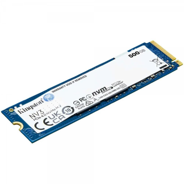 Твердотельный накопитель SSD Kingston SSD Kingston PCIe 4.0 x4 500GB SNV3S/500G NV3 M.2 2280