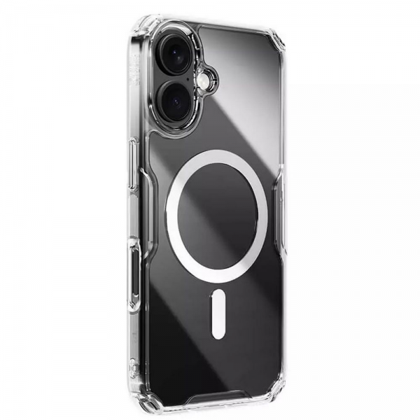 Чехол Nature TPU Pro Magnetic Case, White, (iPhone16 Plus)
