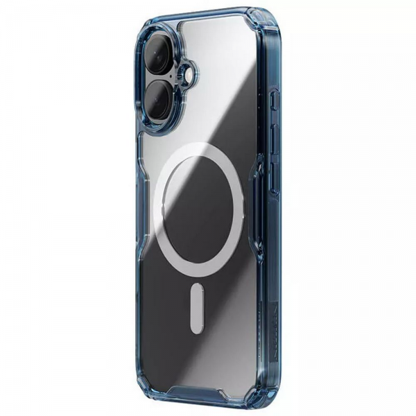 Чехол Nature TPU Pro Magnetic Case, Blue, (iPhone16 Plus)