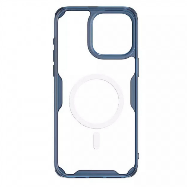 Чехол Nature TPU Pro Magnetic Case, Blue, (iPhone15 Pro Max)