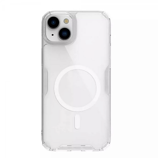 Чехол Nature TPU Pro Magnetic Case, White, (iPhone15 Plus)