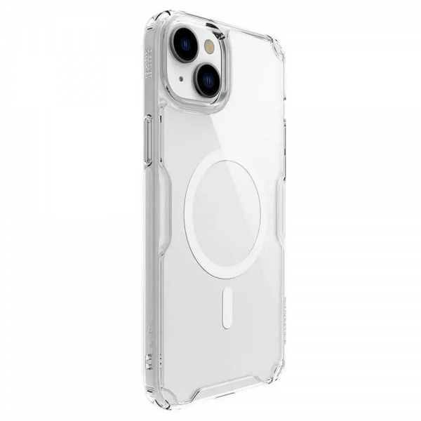 Чехол Nature TPU Pro Magnetic Case, White, (iPhone15 Plus)