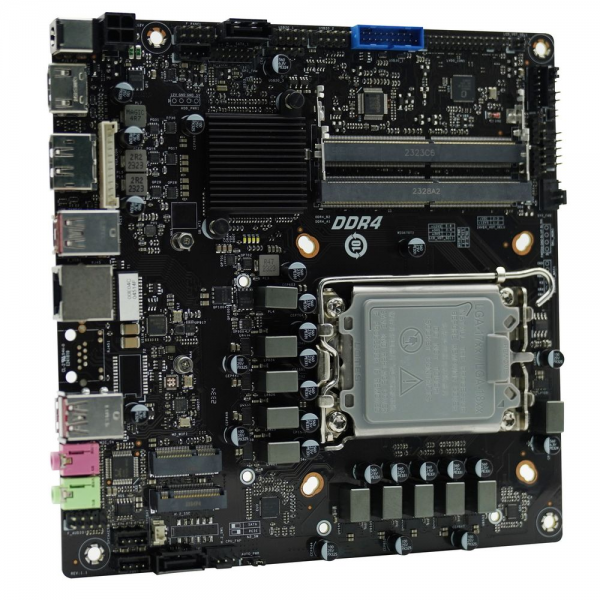 Материнская плата Afox AFMIQ670D4-MI4-V2 LGA1700 mini-ITX 2xDDR4L miniPCIE M.2 DP HDMI