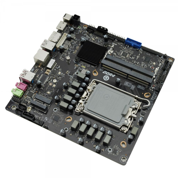 Материнская плата Afox AFMIQ670D4-MI4-V2 LGA1700 mini-ITX 2xDDR4L miniPCIE M.2 DP HDMI