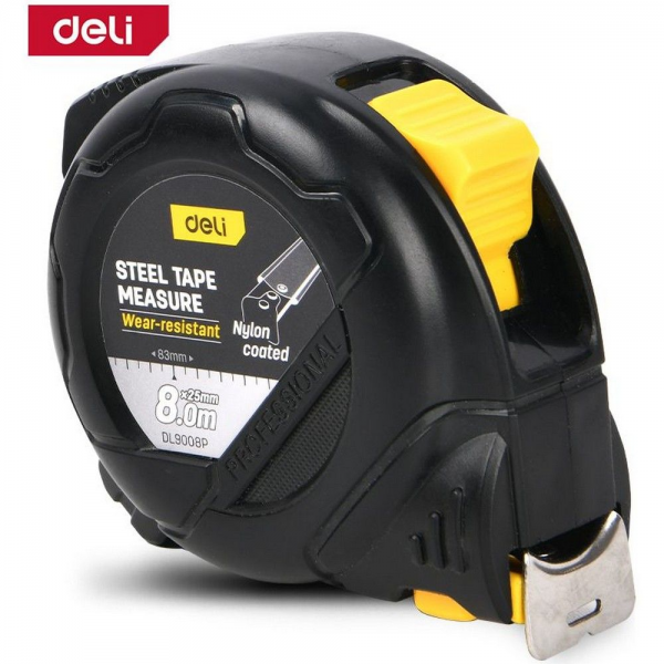Рулетка Deli DL9008P 8м*25мм