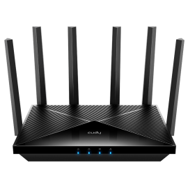Маршрутизатор CUDY BE6500 2 5G  Wi-Fi 7 Router Dual Band Mesh, Chipset Broadcom, 802.11be/ax/ac/a/b/g/n, 5764Mbps at 5GHz + 688Mbps at 2.4GHz, 1 x 2.5Gbps WAN Port, 4 x 10/100/1000Mbps Ports, 6 x 5dBi fixed antennas, WiFi router/AP/ Repeater/WISP Mode, PP