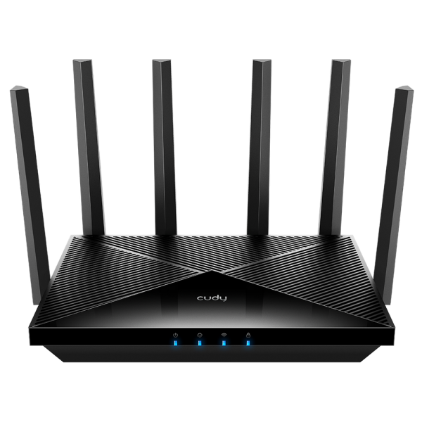 Маршрутизатор CUDY BE6500 2 5G Wi-Fi 7 Router Dual Band Mesh, Chipset Broadcom, 802.11be/ax/ac/a/b/g/n, 5764Mbps at 5GHz + 688Mbps at 2.4GHz, 1 x 2.5Gbps WAN Port, 4 x 10/100/1000Mbps Ports, 6 x 5dBi fixed antennas, WiFi router/AP/ Repeater/WISP Mode, PP