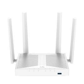 Маршрутизатор CUDY AC1200 Gigabit Wi-Fi Mesh Router with USB, Chipset MediaTek, 5 × 10/100/1000Mbps RJ45 Ports, 4 x 5dBi fixed antennas, 1 USB 3.0, WiFi router/AP/ Repeater/WISP Mode, 802.11ac/a/b/g/n, 867Mbps at 5GHz + 300Mbps at 2.4GHz, Zerotier/Wiregua