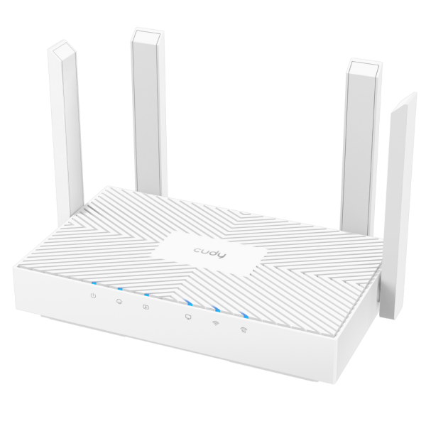 Маршрутизатор CUDY WR1300E AC1200 Gigabit Wi-Fi Router Dual Band, Chipset MediaTek, 3 × 10/100/1000Mbps RJ45 Ports, 4 x 5dBi fixed antennas, WiFi router/AP/ Repeater/WISP Mode, 802.11ac/a/b/g/n, 867Mbps at 5GHz + 300Mbps at 2.4GHz, DDNS, WiFi Schedule, I