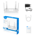 Маршрутизатор CUDY WR1300E AC1200 Gigabit Wi-Fi Router Dual Band, Chipset MediaTek, 3 × 10/100/1000Mbps RJ45 Ports, 4 x 5dBi fixed antennas, WiFi router/AP/ Repeater/WISP Mode, 802.11ac/a/b/g/n, 867Mbps at 5GHz + 300Mbps at 2.4GHz, DDNS, WiFi Schedule, I