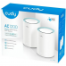 Маршрутизатор CUDY AC1200 Wi-Fi Gigabit Mesh Solution 2-Pack, Chipset MT7621+MT7613B+MT7603, Dual-Band, 867Mbps at 5GHz + 300Mbps at 2.4GHz, 802.11ac/a/b/g/n, 2 Gigabit Ethernet Ports, internal antennas,MU-MIMO, DDNS,Zerotier/Wireguard/OpenVPN/IPSec/L2T