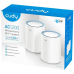Маршрутизатор CUDY AC1200 Wi-Fi Mesh Solution 2-Pack, Chipset MediaTek, Dual-Band, 867Mbps at 5GHz + 300Mbps at 2.4GHz, 802.11ac/a/b/g/n, 2 Fast Ethernet Ports, 2 internal antennas, MU-MIMO, DDNS, Zerotier/Wireguard/OpenVPN/IPSec/L2TP/PPTP VPN, DNS over C