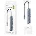 Концентратор CUDY UH407 7-IN-1 USB C Hub with 4K HDMI 7-IN-1 USB Hub, Aluminium housing, 1 USB-C 3.0 5Gbps male connecter with 25cm cable, 1x 4K@60Hz HDMI Port, 1x 100W USB-C port for PD Charging, 2 USB-A 3.0 5Gbps Data Port, 1 USB-C 3.0 5Gbps Data Port
