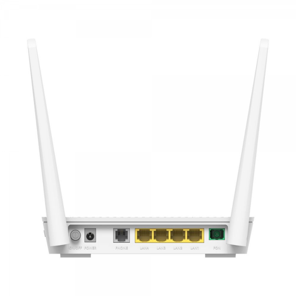 Маршрутизатор CUDY AC1200 Wi-Fi VoIP GPON Router Wireless Dual Band Gigabit xPON Router, Realtek chipset, GPON/EPON, 867Mbps at 5GHz + 300Mbps at 2.4GHz, 802.11ac/a/b/g/n, 1 PON Port, 4 Gigabit RJ45 port, 1 RJ11 Port, Power ON/OFF Button,WPS Button,WiFi