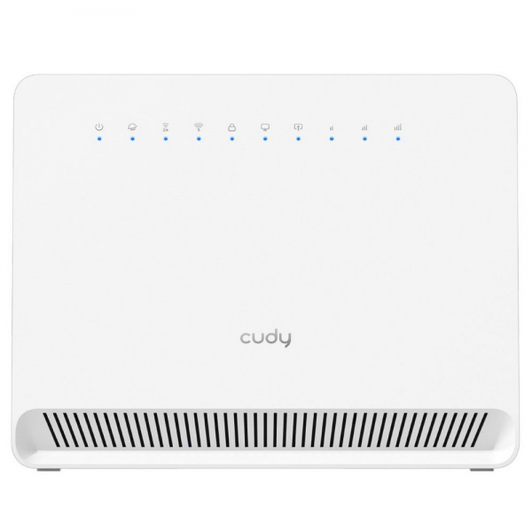 Модем CUDY AC1200 Wi-Fi 4G LTE-Cat4 Router, AC1200 Wi-Fi, build-in 4G LTE modem, 4 10/100M RJ45 Ports, Nano SIM Slot, 300Mbps at 2.4GHz + 867Mbps at 5GHz, Internal antennas, PPTP/L2TP/OpenVPN/WireGuard VPN, DNS over Cloudflare/Google/Quad9, DDNS, SMS,